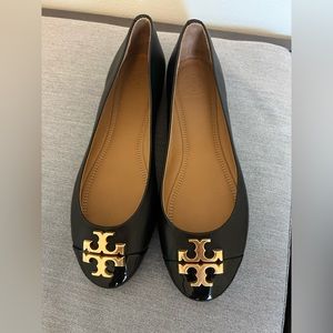 Brand new black Tory Burch flats